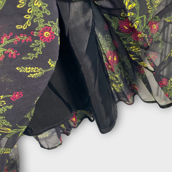 French Connection Dress Sz 4 US Butterfly Crochet Whimsical Fairycore EUC - Picture 4 of 12